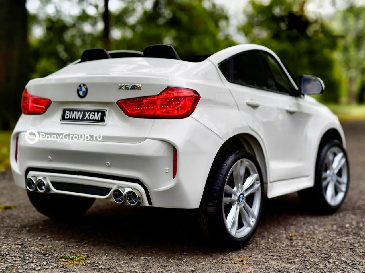 Детский электромобиль BMW x6m двухместный