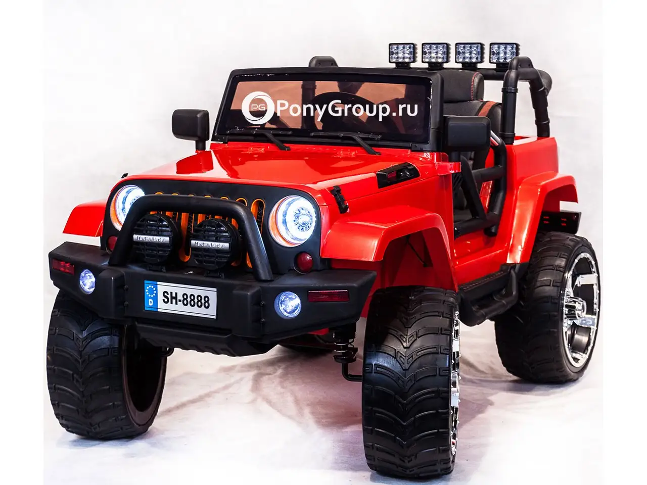 White kids jeep top