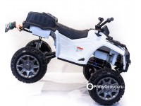 Детский квадроцикл 0909 Grizzly Next 4x4 T009MP BDM0909 (полноприводный 4WD с резиновыми колесами, кожаным сиденьем)
