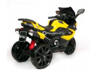 Детский мотоцикл MOTO M111AA (с резиновыми колесами, кожаным сиденьем)