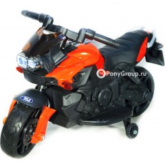 Детский мотоцикл Moto JC 918 (резиновые колеса, кожа)
