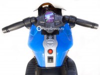 Детский мотоцикл Moto JC 918 (с резиновыми колесами, кожаным сиденьем)