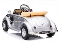 Детский электромобиль AUDI HORCH JE1005 (с резиновыми колесами и кожаным сиденьем)