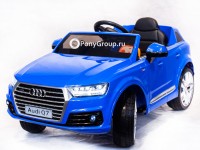 Детский электромобиль AUDI Q7 HL159 (с резиновыми колесами, кожаным сиденьем)