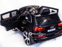 Детский электромобиль AUDI Q7 Quattro LUXE JJ2188 (с резиновыми колесами, кожаным сиденьем)