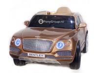 Детский электромобиль BENTLEY BENTAYGA JJ2158 (с резиновыми колесами, кожаным сиденьем)