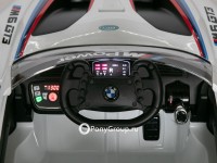 Детский электромобиль BMW M6 GT3 Z6666R (резиновые колеса, кожа)