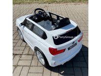 Детский электромобиль BMW X5M Z6661R (с резиновыми колесами, кожаным сиденьем)
