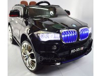 Детский электромобиль BMW X5 E002KX (с резиновыми колесами, кожаным сиденьем)