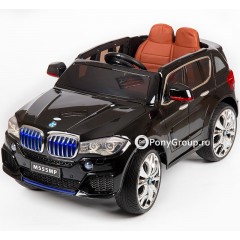 Детский электромобиль BMW X5 M555MP кузов F-15 performance (резиновые колеса, кожа)