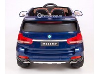 Детский электромобиль BMW X5 M555MP кузов F-15 performance (с резиновыми колесами, кожаным сиденьем)