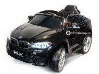 Детский электромобиль BMW X6M mini JJ2199 (с резиновыми колесами, кожаным сиденьем)