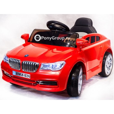 Детский электромобиль BMW XMX 826 (с резиновыми колесами, кожаным сиденьем)