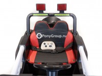 Детский электромобиль BUGGY 2018 4x4 (полноприводный 4WD с резиновыми колесами и кожаным сиденьем)