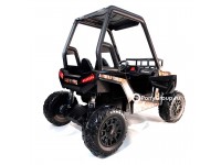 Детский электромобиль BUGGY JS360 (двухместный с резиновыми колесами и кожаным сиденьем)