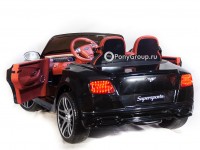 Детский электромобиль Bentley Continental Supersports JE1155 (с резиновыми колесами, кожаным сиденьем)