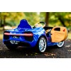 Детский электромобиль Bugatti Chiron HL318 (с резиновыми колесами, кожаным сиденьем)
