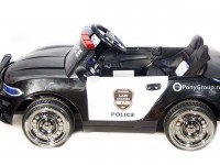 Детский электромобиль Dodge Police JC 666 Б007ОС  (с резиновыми колесами, кожаным сиденьем, громкоговорителем)