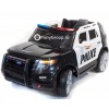 Детский электромобиль FORD EXPLORER POLICE T111MP CH 9935 (с резиновыми колесами, кожаным сиденьем, громкоговорителем, рацией)