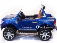Детский электромобиль FORD RANGER NEW F150 (двухместный с резиновыми колесами и кожаным сиденьем)