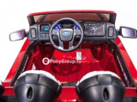 Детский электромобиль FORD RANGER 2016 NEW F150 (двухместный с резиновыми колесами и кожаным сиденьем)
