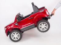 Детский электромобиль FORD RANGER NEW 4x4 F650 (двухместный, полноприводный 4WD с резиновыми колесами и кожаным сиденьем)