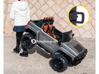 Детский электромобиль HUMMER H777MP НС9188 (двухместный с резиновыми колесами и кожаным сиденьем)