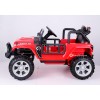 Детский электромобиль JEEP S605 4x4 (полноприводный 4х4 с резиновыми колесами и кожаным сиденьем)