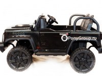Детский электромобиль JEEP WRANGLER CH 9938 (двухместный с резиновыми колесами и кожаным сиденьем)