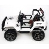 Детский электромобиль JEEP WRANGLER T555MP 4Х4 (двухместный, полноприводный 4WD с резиновыми колесами и кожаным сиденьем)