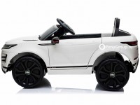 Детский электромобиль LAND ROVER EVOQUE DK-RRE99 4x4 (полноприводный 4WD с резиновыми колесами и кожаным сиденьем)