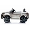 Детский электромобиль LAND ROVER DK-RRE99 4x4 (полноприводный 4WD с резиновыми колесами и кожаным сиденьем)