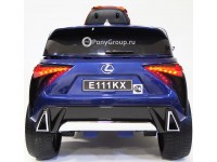 Детский электромобиль LEXUS E111KX (с резиновыми колесами, кожаным сиденьем)