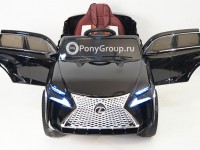 Детский электромобиль LEXUS E111KX (с резиновыми колесами, кожаным сиденьем)