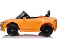 Детский электромобиль LEXUS LC500 1618 (с резиновыми колесами и кожаным сиденьем)