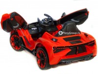 Детский электромобиль Lamborghini YHK2881 (с резиновыми колесами, кожаным сиденьем)