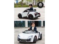 Детский электромобиль Lykan Б777ОС QLS-5188 (с резиновыми колесами, кожаным сиденьем)