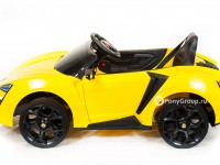 Детский электромобиль Lykan HyperSport QLS 5188 4x4 (полноприводный 4WD с резиновыми колесами и кожаным сиденьем)