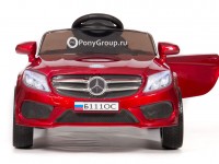 Детский электромобиль Mercedes-Benz Б111ОС (с резиновыми колесами, кожаным сиденьем)