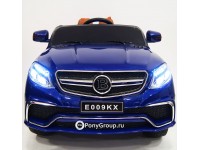 Детский электромобиль Mercedes-Benz BRABUS E009KX (с резиновыми колесами, кожаным сиденьем)