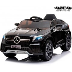 Детский электромобиль Mercedes-Benz Concept GLC Coupe BBH-0008 4x4 (полный привод, резиновые колеса, кожа)