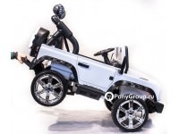 Детский электромобиль Mercedes-Benz DK F008 (с резиновыми колесами и кожаным сиденьем)