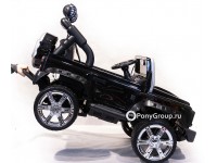 Детский электромобиль Mercedes-Benz DK F008 (с резиновыми колесами и кожаным сиденьем)