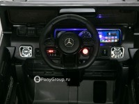 Детский электромобиль Mercedes-Benz G63 AMG BBH-0003 (с резиновыми колесами и кожаным сиденьем)