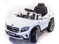 Детский электромобиль Mercedes-Benz GLA R653 (с "кондиционером", резиновыми колесами, кожаным сиденьем с регулировкой)