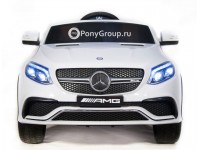 Детский электромобиль Mercedes-Benz GLE63 Coupe AMG (с резиновыми колесами и кожаным сиденьем)