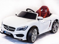 Детский электромобиль Mercedes-Benz HC 6588 (с резиновыми колесами и кожаным сиденьем)