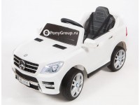 Детский электромобиль Mercedes-Benz ML350 (с резиновыми колесами и кожаным сиденьем)
