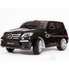Детский электромобиль Mercedes-Benz ML63 AMG LUXE (сиденье кожа, резиновые колеса)