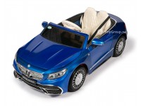 Детский электромобиль Mercedes-Benz Maybach S650 Cabriolet ZB188 (с резиновыми колесами и кожаным сиденьем)
